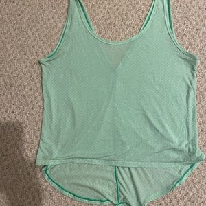 Lululemon green tank top